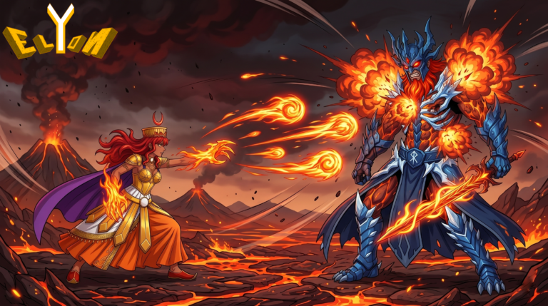 1-22. Tannit vs Surtr - Elyon - Novela de fantasía mitológica