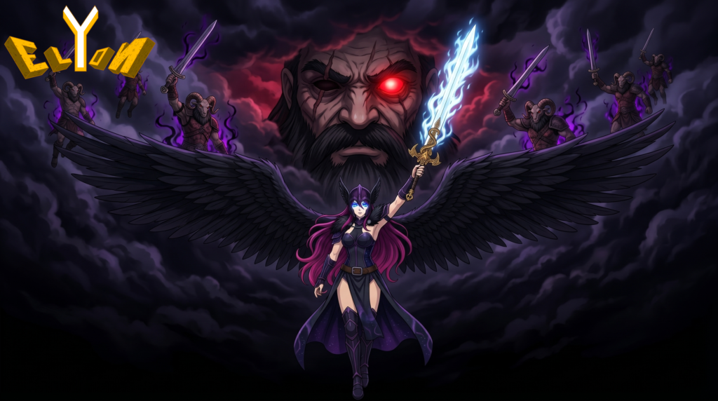 1-23. Morrigan vs Fenrir - Elyon - Novela de fantasía mitológica