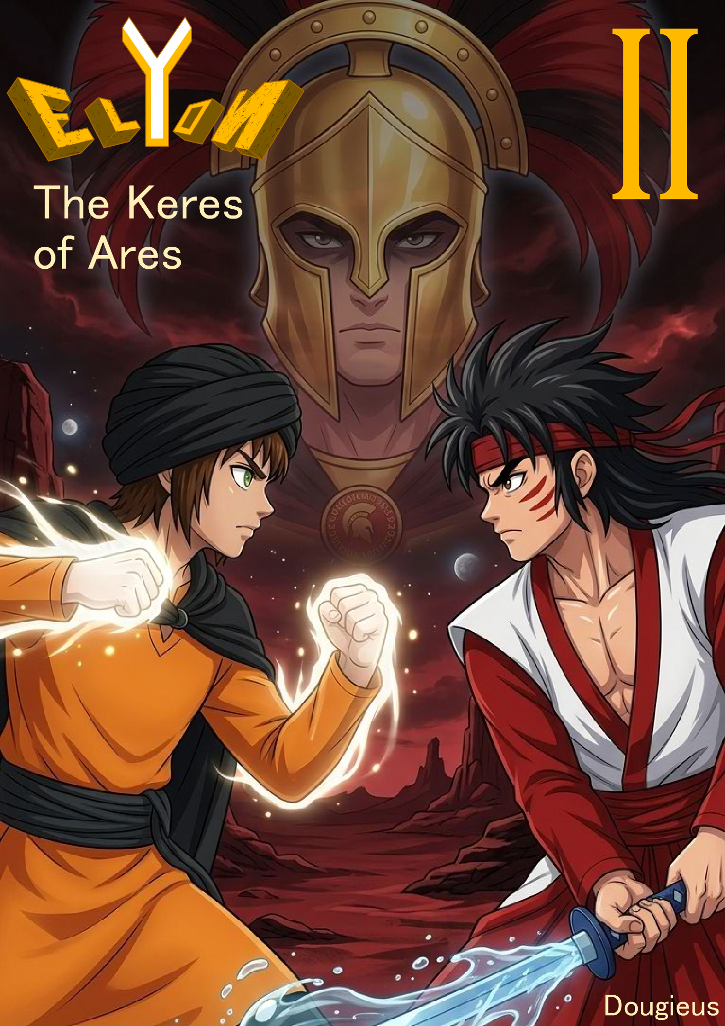 Portada de Elyon Libro II - Los Keres de Ares